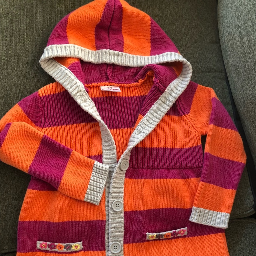 Hanna Andersson- Girl’s cardigan sweater 3-5 years